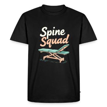 Chiropractor Team - Men's Premium Organic T-Shirt - black - Front - Nico (187cm)