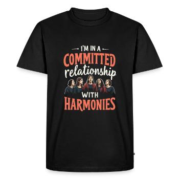 Choristes - T-shirt Premium bio Homme - noir - Devant - Nico (187cm)