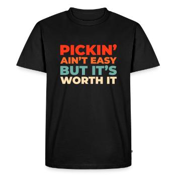 Banjo - T-shirt Premium bio Homme - noir - Devant - Nico (187cm)