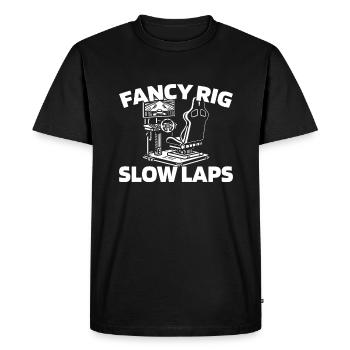 Sim Racing - Men's Premium Organic T-Shirt - black - Front - Nico (187cm)