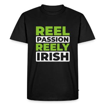 Irish Dance Irischer Tanz - Men's Premium Organic T-Shirt - black - Front - Nico (187cm)
