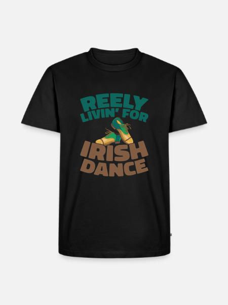 Irish Dance Irischer Tanz - Men's Premium Organic T-Shirt - black