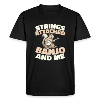 Banjo - T-shirt Premium bio Homme - noir - Devant - Nico (187cm)