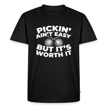 Banjo - T-shirt Premium bio Homme - noir - Devant - Nico (187cm)