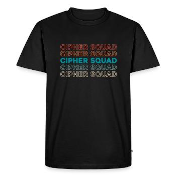 Database Architect Kader - Men's Premium Organic T-Shirt - black - Front - Nico (187cm)