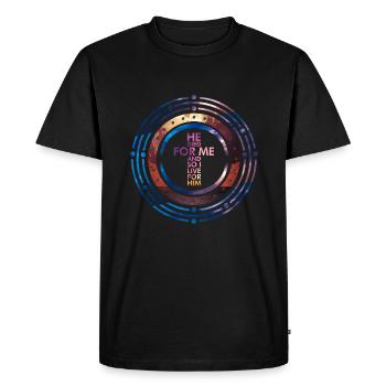 Chrétien Jésus Christ, cadeau de religion catholique - T-shirt Premium bio Homme - noir - Devant - Nico (187cm)