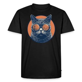 Lunettes de soleil Cat Mietz House Duck - T-shirt Premium bio Homme - noir - Devant - Nico (187cm)