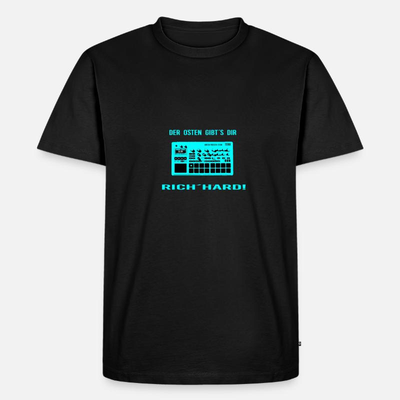 Rich´Hard - Männer Premium Bio T-Shirt - Schwarz