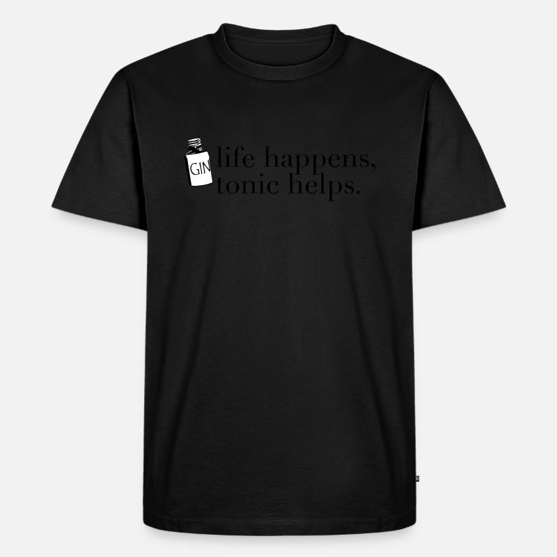gin tonic - Männer Premium Bio T-Shirt - undefined