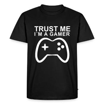 Trust me I am a Gamer Trust Me Console - Men's Premium Organic T-Shirt - black - Front - Nico (187cm)