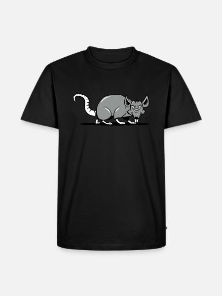 Rat evil sneak - Men's Premium Organic T-Shirt - black