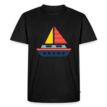SAIL CREW gift sailors for sailing team - Men's Premium Organic T-Shirt - black - Front - Nico (187cm)