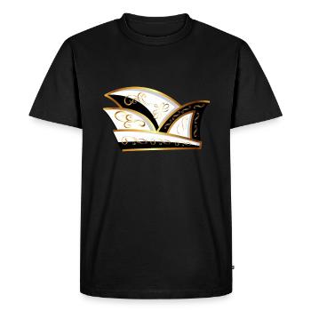 Casquette de comité noir cadeau de carnaval - T-shirt Premium bio Homme - noir - Devant - Nico (187cm)