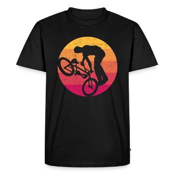 BMX TAILWHIP BMX Coureur vélo BMX Bike BMX - T-shirt Premium bio Homme - noir - Devant - Nico (187cm)