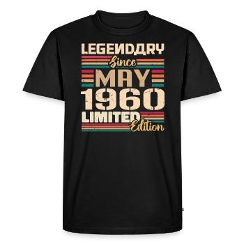 May 1960 May - Jubilee May 1960 - Men's Premium Organic T-Shirt - black - Front - Nico (187cm)