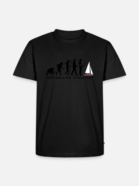 evolution Modellbauschiff_10_2016 - Männer Premium Bio T-Shirt - Schwarz