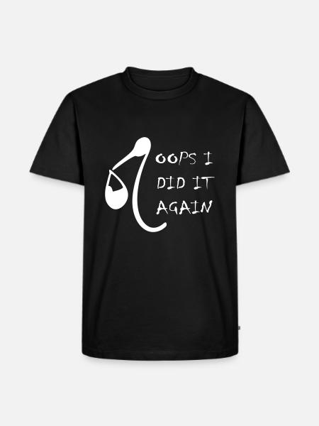 oops i did it again - Men's Premium Organic T-Shirt - black