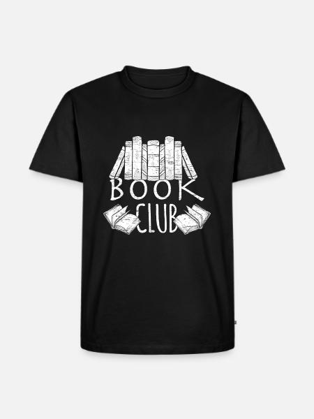Book Club - Men's Premium Organic T-Shirt - black