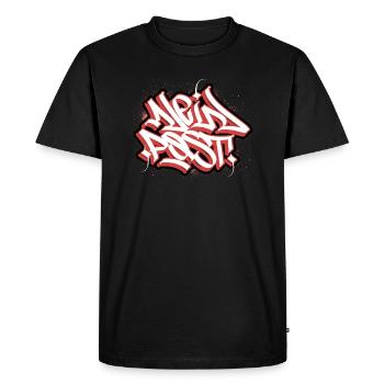 NEW POST ! - Men's Premium Organic T-Shirt - black - Front - Nico (187cm)