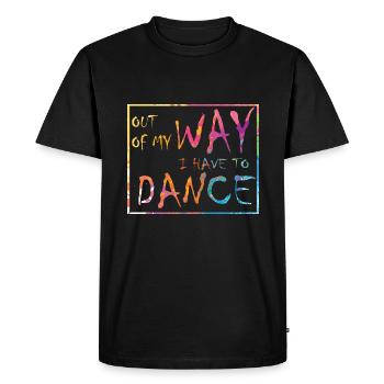 Sur le chemin, je dois danser les danseurs du parti - T-shirt Premium bio Homme - noir - Devant - Nico (187cm)