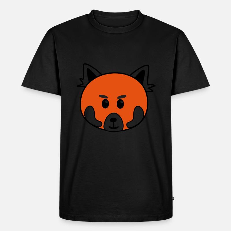 Netter roter Panda - Männer Premium Bio T-Shirt - undefined