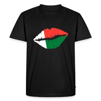 Drapeau de Madagascar, cadeau - T-shirt Premium bio Homme - noir - Devant - Nico (187cm)