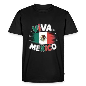 Mexique Mexique Mexicain Espagnol - T-shirt Premium bio Homme - noir - Devant - Nico (187cm)