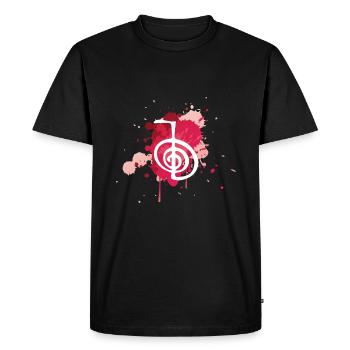 Idée cadeau de Reiki | Reiki Guérisons Maîtres Reiki - T-shirt Premium bio Homme - noir - Devant - Nico (187cm)