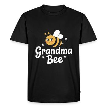 abeille abeille apicultrice abeille abeille - T-shirt Premium bio Homme - noir - Devant - Nico (187cm)
