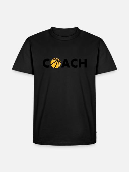 basketball Trainer Coach - Männer Premium Bio T-Shirt -
