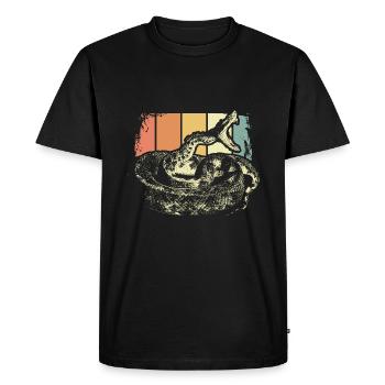 Serpent - T-shirt Premium bio Homme - noir - Devant - Nico (187cm)