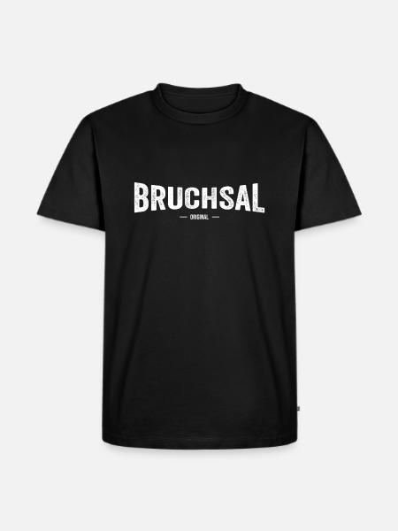 Bruchsal Original - Männer Premium Bio T-Shirt - Schwarz