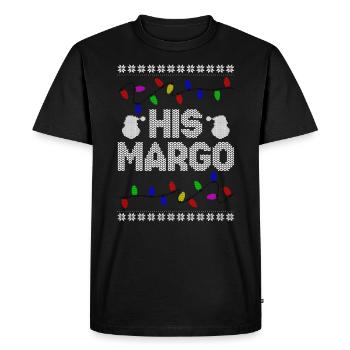Son Margo Her Todd Ugly Christmas Couple Matching - T-shirt Premium bio Homme - noir - Devant - Nico (187cm)