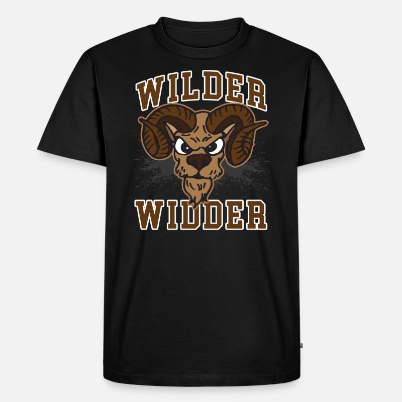 WILD WIDDER - Men's Premium Organic T-Shirt - black