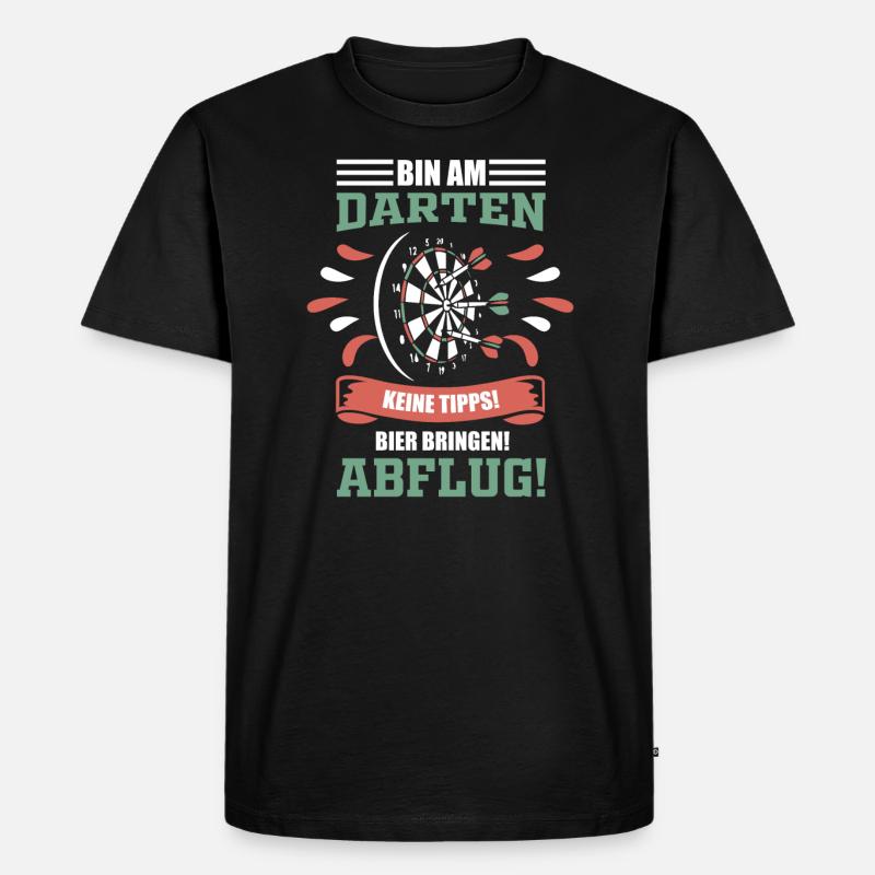 Fléchettes fléchettes - T-shirt Premium bio Homme - noir