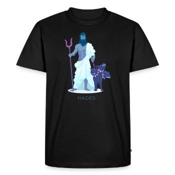 Hadès - Mythologie grecque - T-shirt Premium bio Homme - noir - Devant - Nico (187cm)