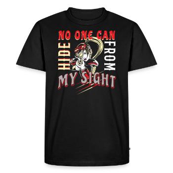 Tireurs d'élite - T-shirt Premium bio Homme - noir - Devant - Nico (187cm)