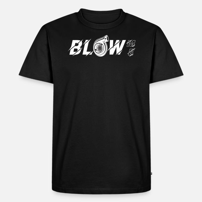 Unmissverständlich ein Turbolader - Männer Premium Bio T-Shirt - Schwarz