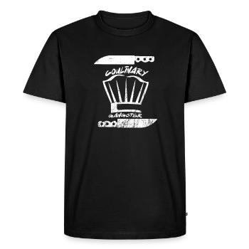 Chef Cooking Chef Star Chef - Men's Premium Organic T-Shirt - black - Front - Nico (187cm)