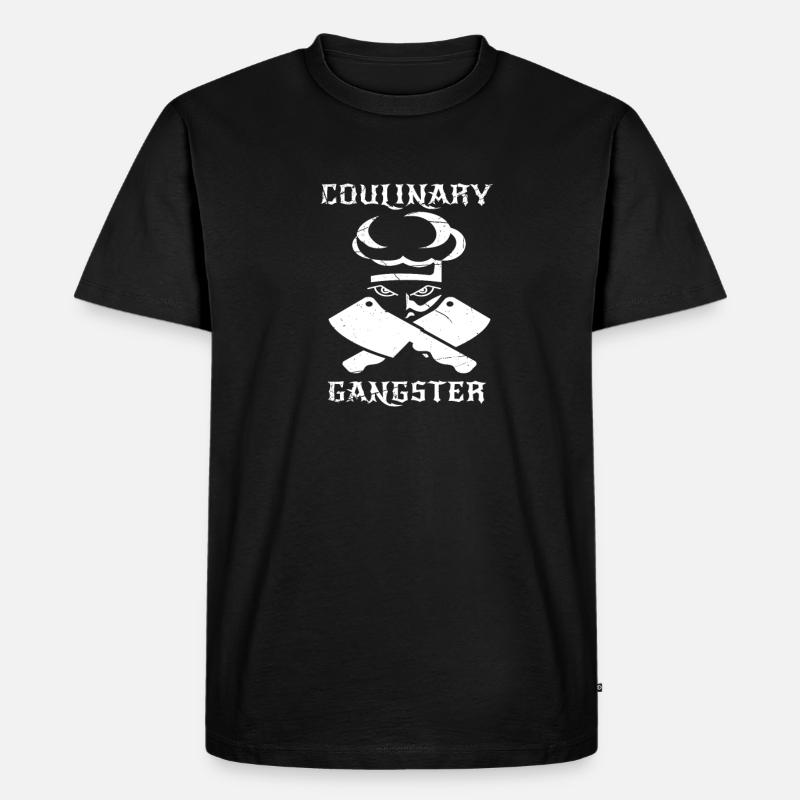 Koch Kochen Küchenchef Sternekoch - Männer Premium Bio T-Shirt - Schwarz