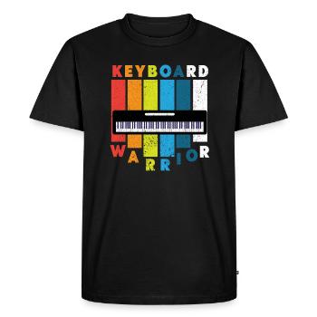 Piano Piano Électrique Piano Piano Debout Piano - T-shirt Premium bio Homme - noir - Devant - Nico (187cm)