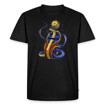 Mythologie égyptienne antique Divinité Uraeus - T-shirt Premium bio Homme - noir - Devant - Nico (187cm)