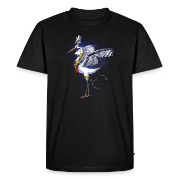 Egyptian Mythology Deity Benny - Men's Premium Organic T-Shirt - black - Front - Nico (187cm)