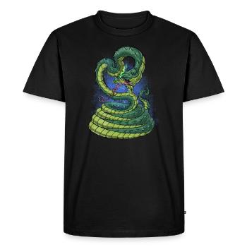 Mythologie égyptienne antique Divinité Apep - T-shirt Premium bio Homme - noir - Devant - Nico (187cm)
