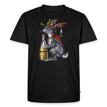 Créature aztèque Centzon - T-shirt Premium bio Homme - noir - Devant - Nico (187cm)