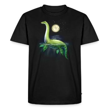 Monstre du Loch Ness - T-shirt Premium bio Homme - noir - Devant - Nico (187cm)