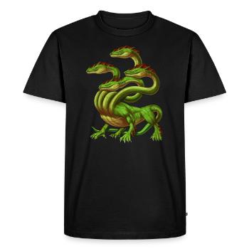 Mythologie grecque Monster Hydra - T-shirt Premium bio Homme - noir - Devant - Nico (187cm)