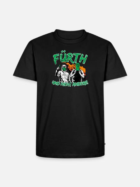 Fürth und nicht anders UPDATE - Männer Premium Bio T-Shirt - Schwarz