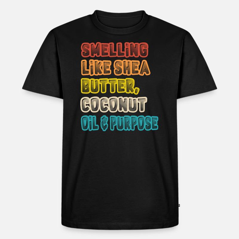 coco2 - Männer Premium Bio T-Shirt - Schwarz