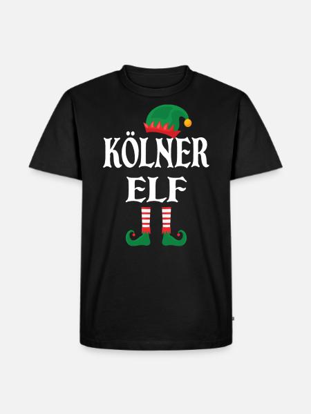 Kölner Elf - Männer Premium Bio T-Shirt - Schwarz